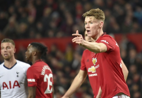 S. McTominay'us: "Tikiuosi, kad dabar pradėsime kilti į viršų"