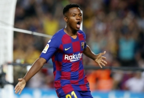 "Barcelona" pratęsė sutartį su A. Fati