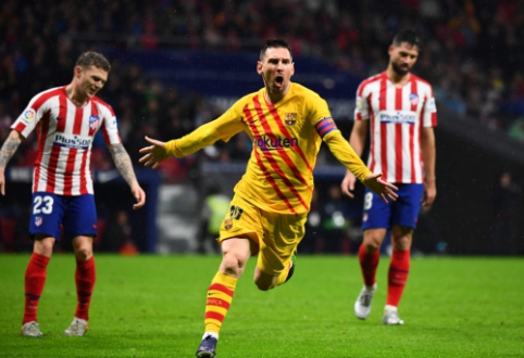 L. Messi reidas rungtynių pabaigoje pražudė "Atletico" komandą