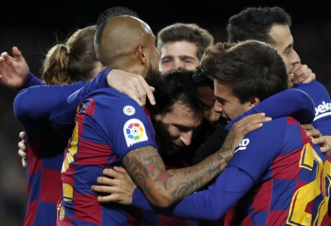L. Messi įvartis nulėmė "Barcos" pergalę debiutinėse Q. Setieno rungtynėse