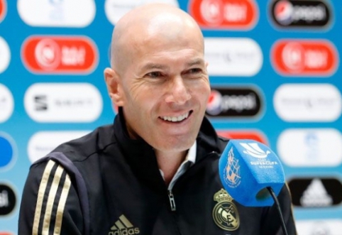 Z. Zidane'as: "Manau, kad esu patobulėjęs kaip treneris"