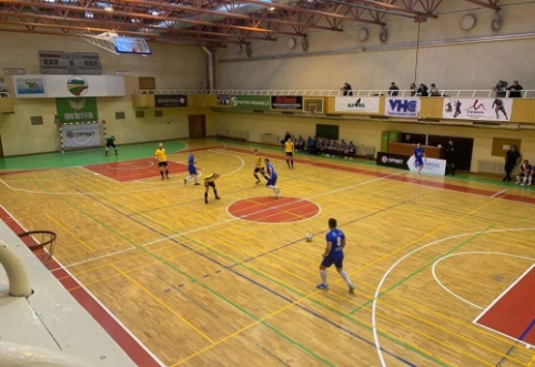 "Futsal": Gargždų „Pramogos“ kyla į pirmą vietą