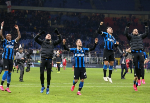 "Inter" po atkaklios kovos prasibrovė į Italijos taurės pusfinalį