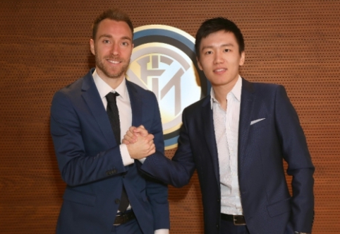 Oficialu: C. Eriksenas sukirto rankomis su "Inter"