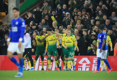 Į duobę įkritusi "Leicester" ekipa pralaimėjo lygos autsaideriams