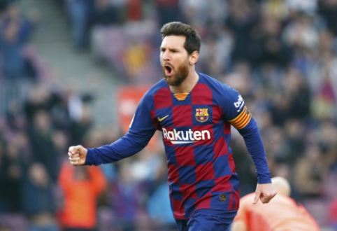 Ispanijoje – keturi L. Messi įvarčiai ir triuškinanti "Barcelona" pergalė
