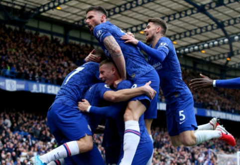 Dominavęs "Chelsea" šventė pergalę Londono derbyje