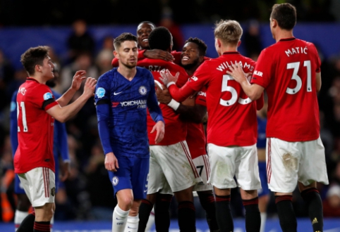 "Man Utd" trečią kartą šiame sezone įveikė "Chelsea"