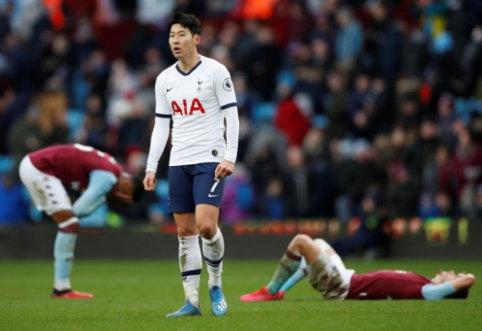 "Tottenham" paskutinėmis akimirkomis palaužė "Aston Villą"