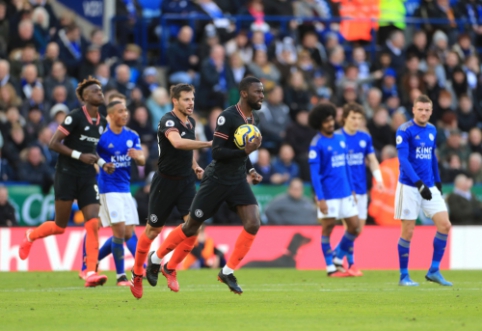 A. Rudigeris išplėšė "Chelsea" ekipai lygiąsias Lesteryje, "Liverpool" toliau šluoja varžovus