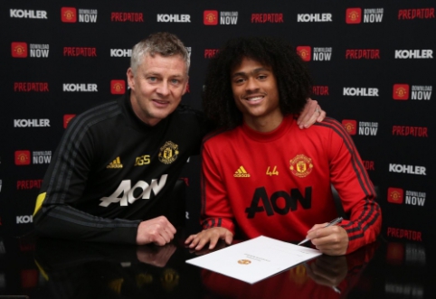 T. Chongas padėjo parašą po nauja sutartimi su "Man Utd"