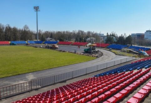 Atnaujinamas „Aukštaitijos“ stadionas