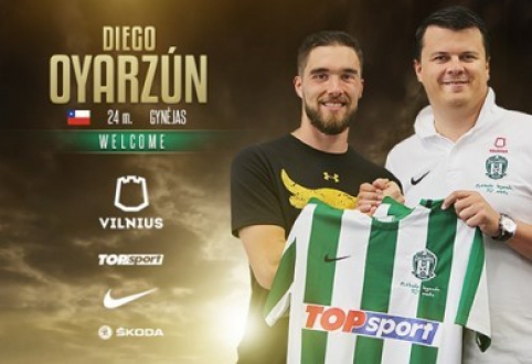 Oficialu: "Žalgiris" sukirto rankomis su gynėju iš Čilės