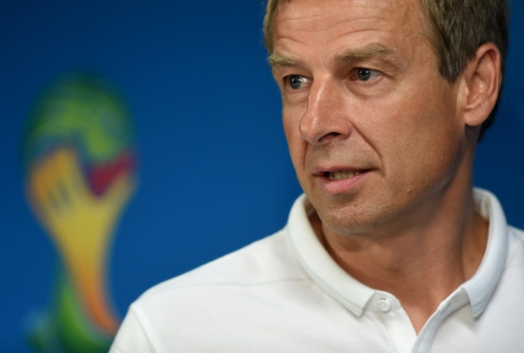 J.Klinsmannas: mače su Vokietija nebus laiko draugystėms