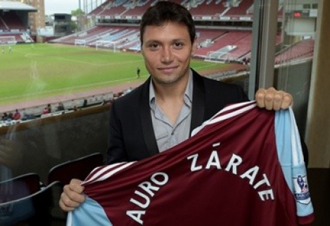 Oficialu: "West Ham" įsigijo 27 metų argentinietį M.Zarate