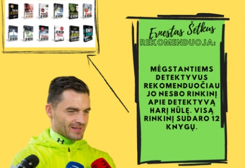 E. Šetkus karantino metu rekomenduoja sportuoti ir skaityti knygas