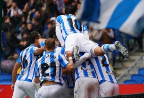 „Real Sociedad“ dramatiškai išplėšė pergalę prieš „Elche“