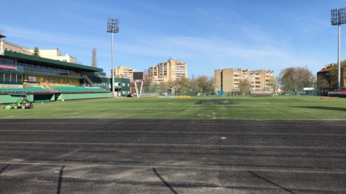 LFF stadione keičiama danga