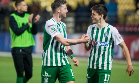 A lyga: mažumoje likęs "Žalgiris" susitvarkė su "Palanga"