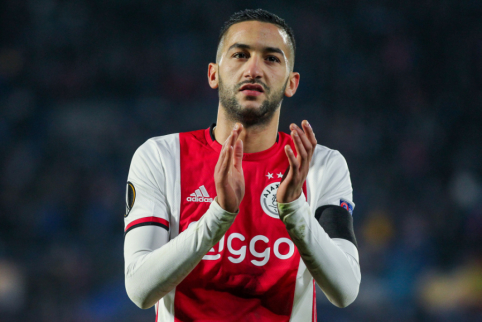 L. van Gaalas apie H. Ziyechą: „Chelsea“ gavo ypatingą žaidėją“