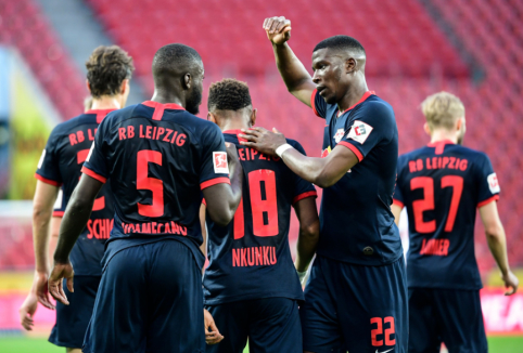 „RB Leipzig“ rezultatyvioje dvikovoje palaužė „Koln“ ekipą