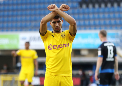 Oficialu: A. Hakimi sukirto rankomis su „Inter“