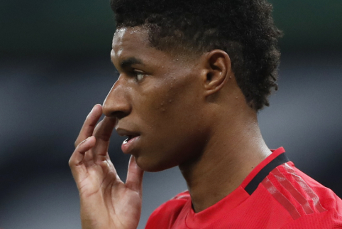 FA taurės ketvirtfinalį dėl traumos praleidęs M. Rashfordas prisijungs prie Anglijos rinktinės