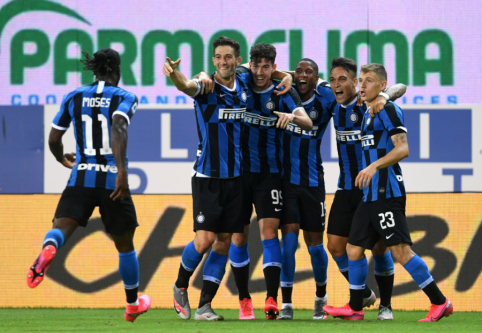 „Inter“ tik pačioje mačo pabaigoje palaužė „Parmą“