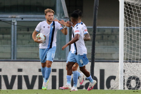 „Serie A“: „Lazio“ šventė įtikinamą pergalę 