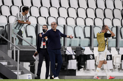 M. Sarri: „Juventus“ komandai Čempionų lygos turnyras yra tarsi užkeiktas“