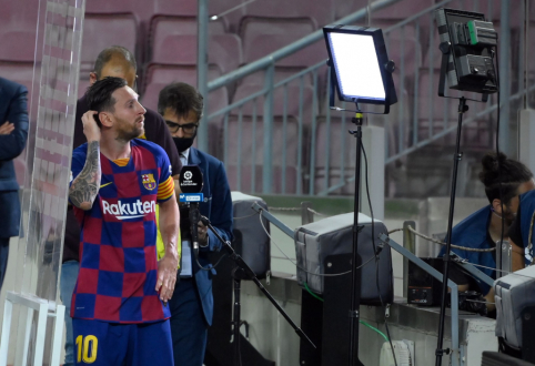 L. Messi nenori karo su „Barcelona“ ekipa