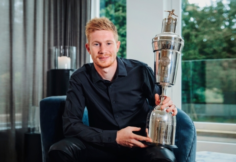 PFA metų futbolininku išrinktas K. De Bruyne, geriausias jaunas žaidėjas – T. Alexanderis-Arnoldas