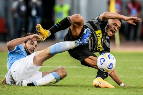 „Serie A“: „Inter“ ir „Lazio“ lygiosios bei triuškinanti „Atalanta“ pergalė 