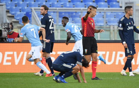 „Lazio“ paskutinę akimirką atėmė du taškus iš „Juventus“