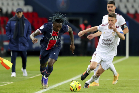 PSG nesugebėjo įveikti „Bordeaux“ ekipos