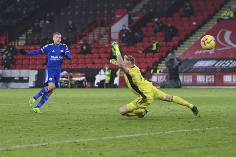 „Leicester“ mačo pabaigoje palaužė „Sheffield Utd“