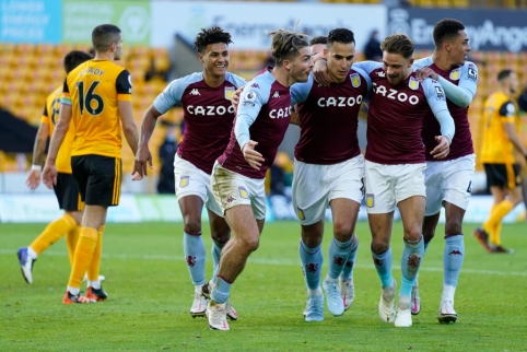 Mažumoje likusi „Aston Villa“ sugebėjo palaužti „Wolves“