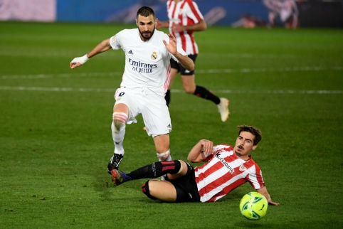 Madrido „Real“ palaužė mažumoje likusią Bilbao „Athletic“ ekipą 