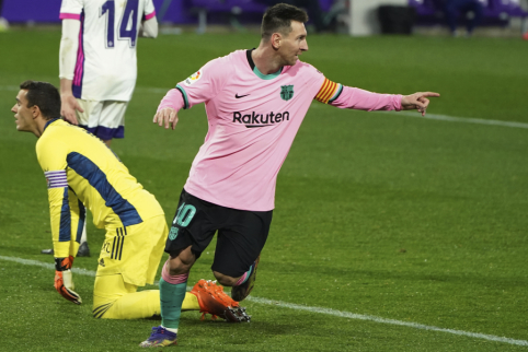 „Barcelona“ užtikrintai įveikė „Valladolid“ ekipą