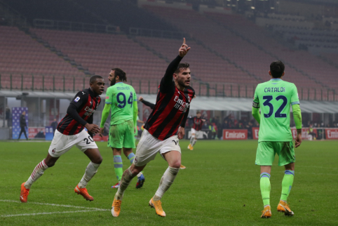 „AC Milan“ dramatiškai nukovė „Lazio“ ekipą