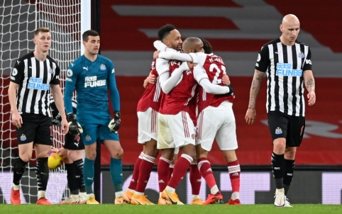 „Arsenal“ nesunkiai susidorojo su „Newcastle“ 