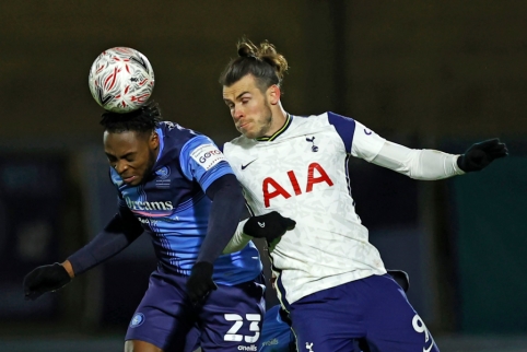 „Tottenham“ FA taurėje nepasigailėjo „Wycombe“ ekipos 