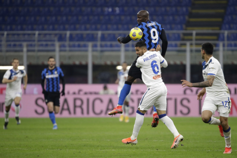 „Inter“ minimaliu skirtumu palaužė „Atalanta“ 