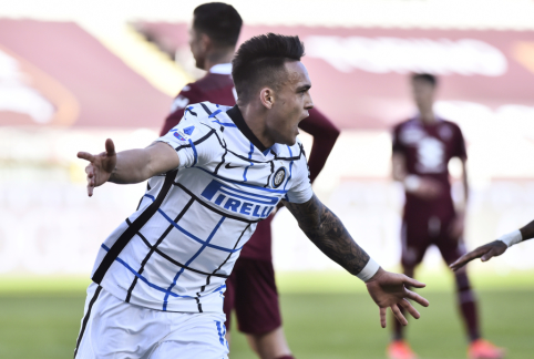 L. Martinezas išgelbėjo „Inter“ nuo prarastų taškų