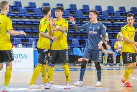 Lietuvos čempionai žengė pirmą žingsnį link Futsal A lygos finalo