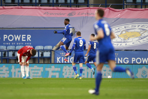 „Leicester“ eliminavo „Man Utd“ iš FA taurės