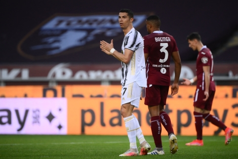 C.Ronaldo įvartis leido „Juventus“ iškovoti tašką 
