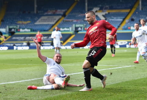 „Leeds“ ir „Man Utd“ išsiskyrė be įvarčių