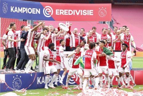 „Ajax“ komanda karūnuota šalies čempione