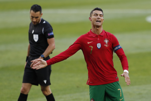 Lietuvos rinktinė – tarp labiausiai nuo C. Ronaldo nukentėjusių ekipų
